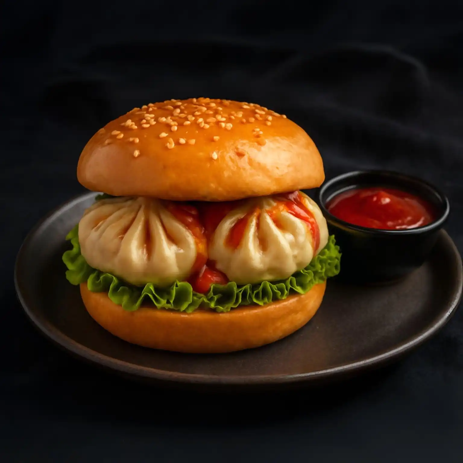 Momo Non Veg Burger