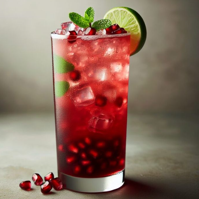 Pomegranate and tender coconut