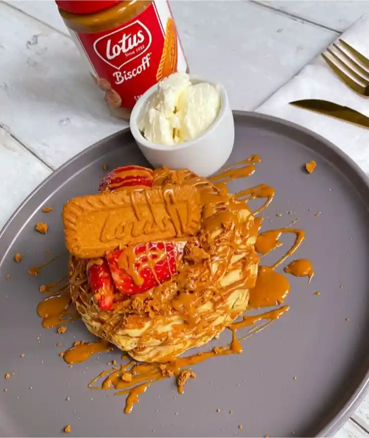 Lotus Biscoff Filled Pancake